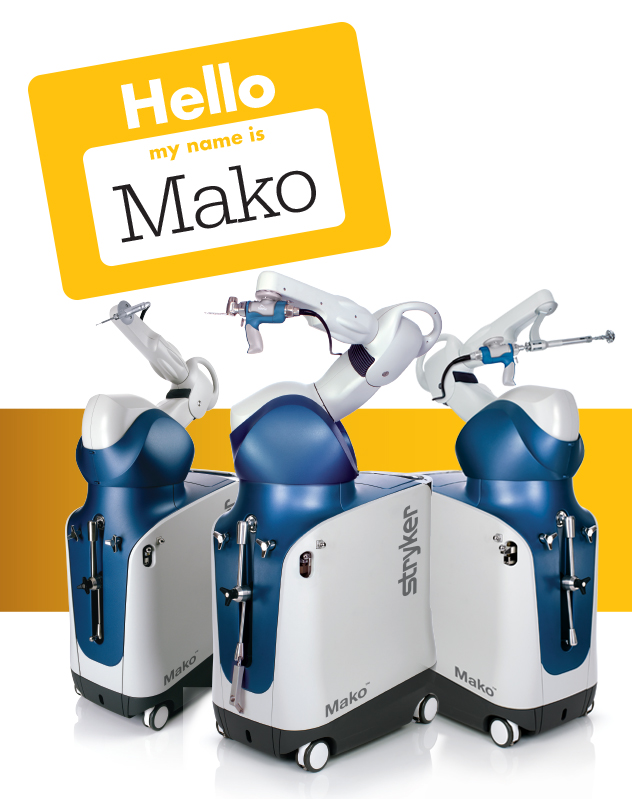 Images of the Mako Robotic System