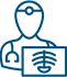 graphic, blue, radiology